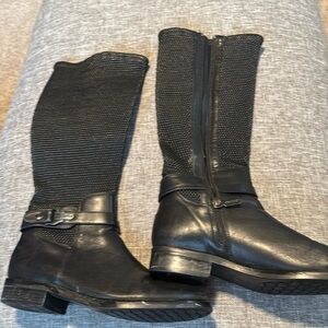 Blondo Vergara Leather Knee High Riding Boots